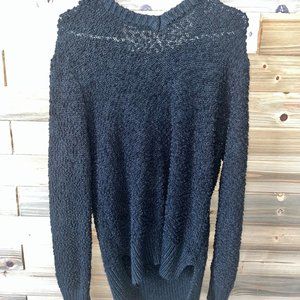 Green Tea Knit Hooded Sweater